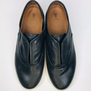 Frye ‘Mindy’ Black Leather Slip-on